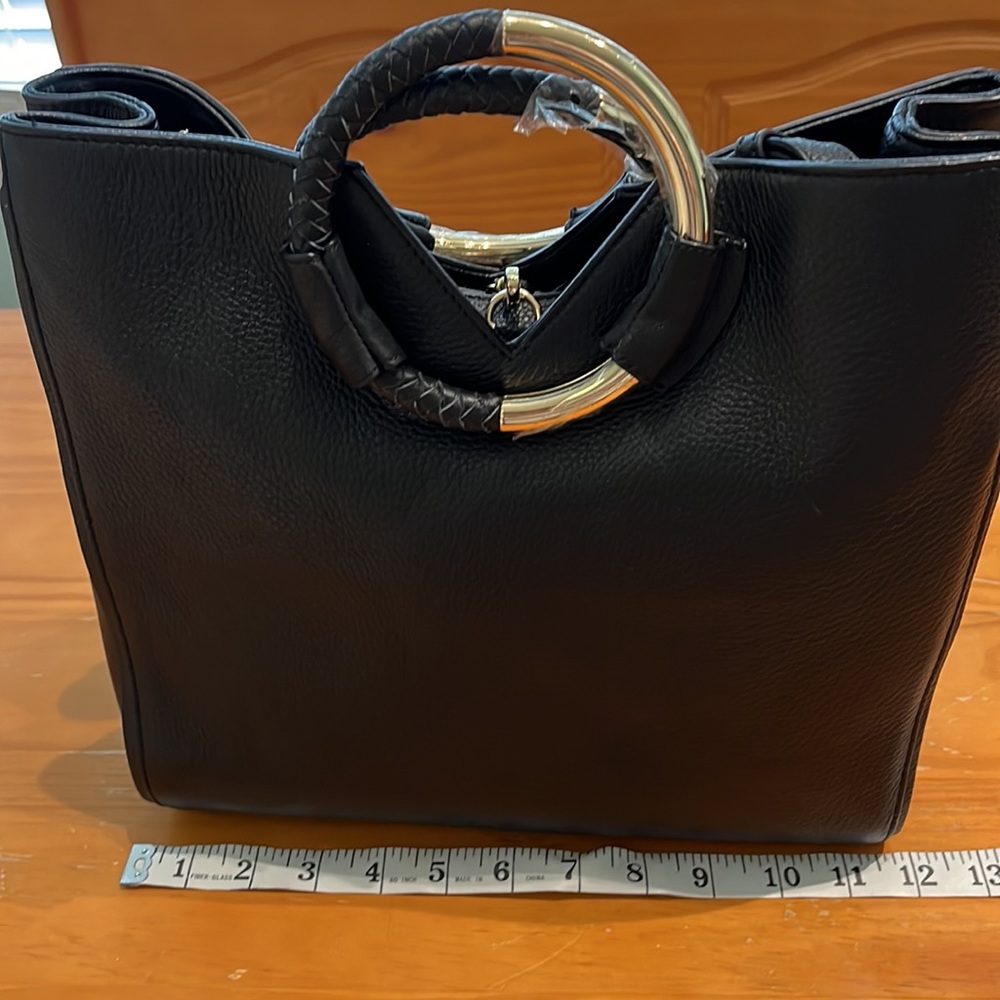 ⭐️⭐️2X HOST PICK ⭐️⭐️ NWT 💯% Sam Edelman Leather Whitney Satchel - Picture 9 of 11